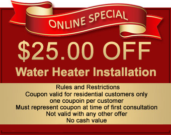 water heater installation